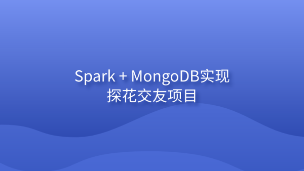 Spark + MongoDB实现探花交友项目